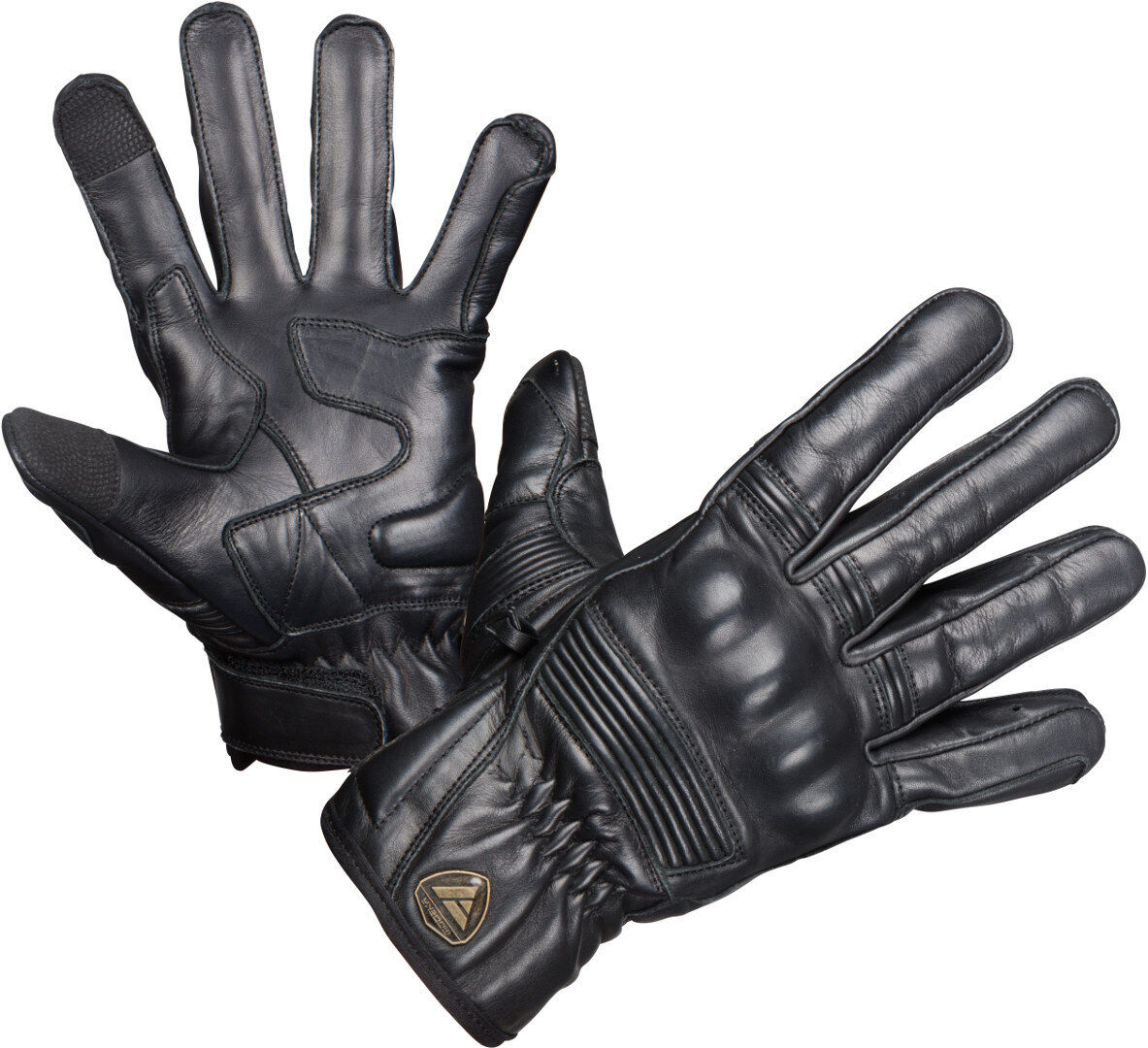 Modeka Steeve II Guantes de motocicleta - Negro (2XL)