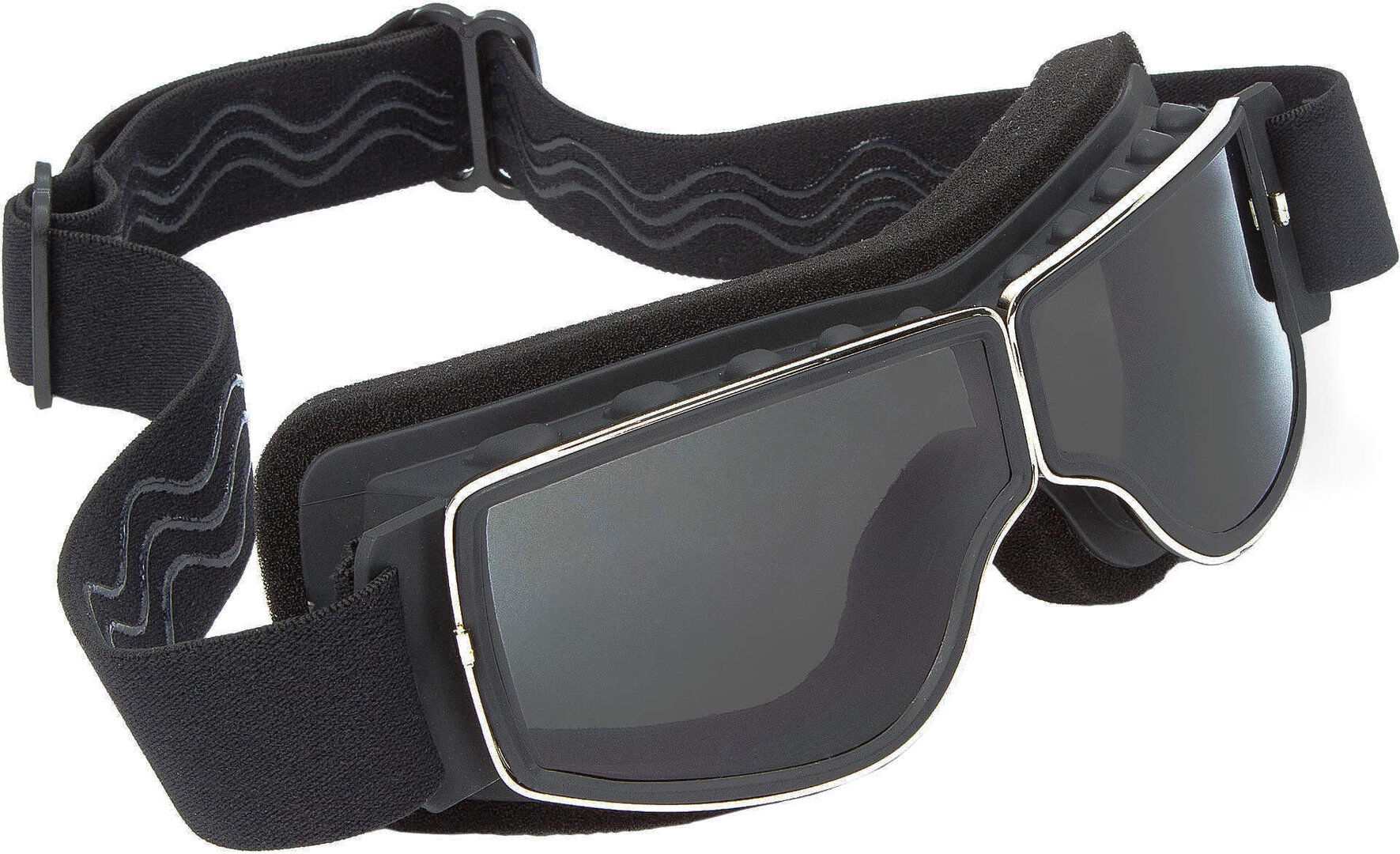 Modeka Nevada Gafas de motocicleta - Negro Gris (un tamaño)