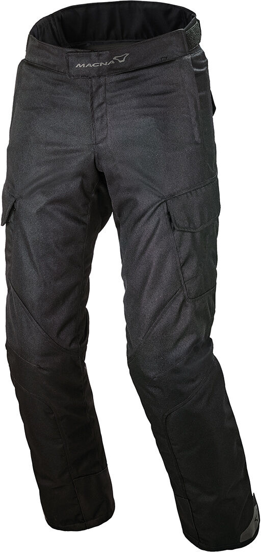Macna Club-E Pantalones textiles impermeables para motocicletas - Negro (3XL)