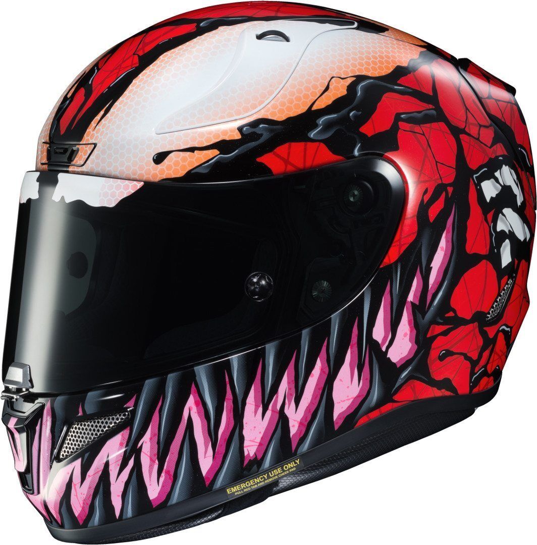 HJC RPHA 11 Maximum Carnage Marvel casco - Blanco Rojo (XL)