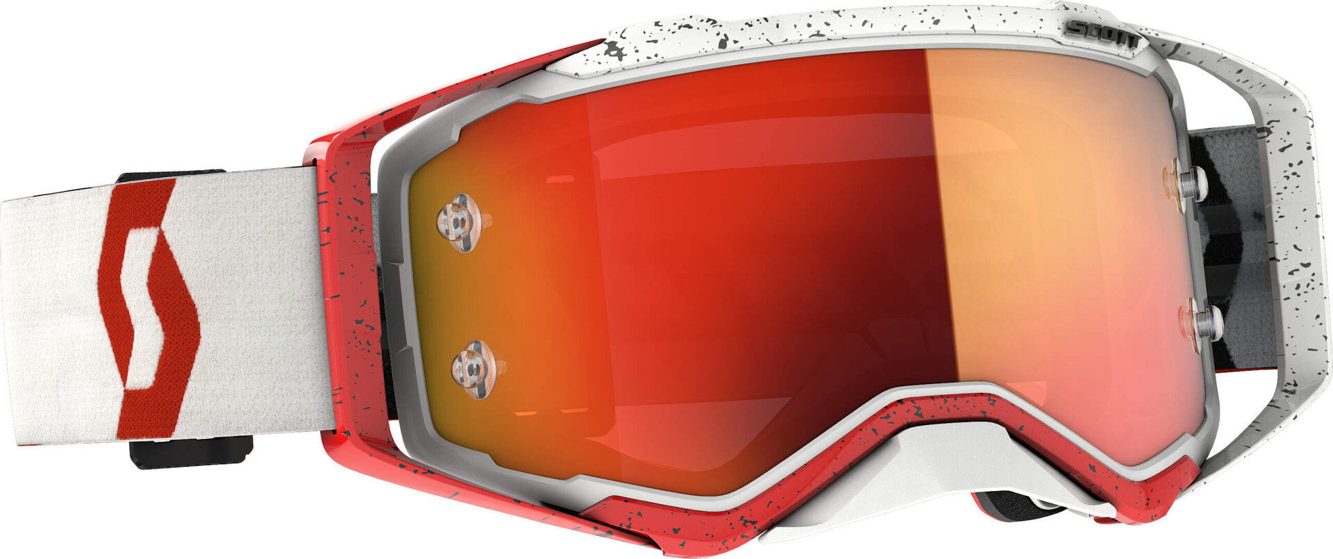 Scott Prospect Gafas de Motocross blancas/rojas - Blanco Rojo (un tamaño)