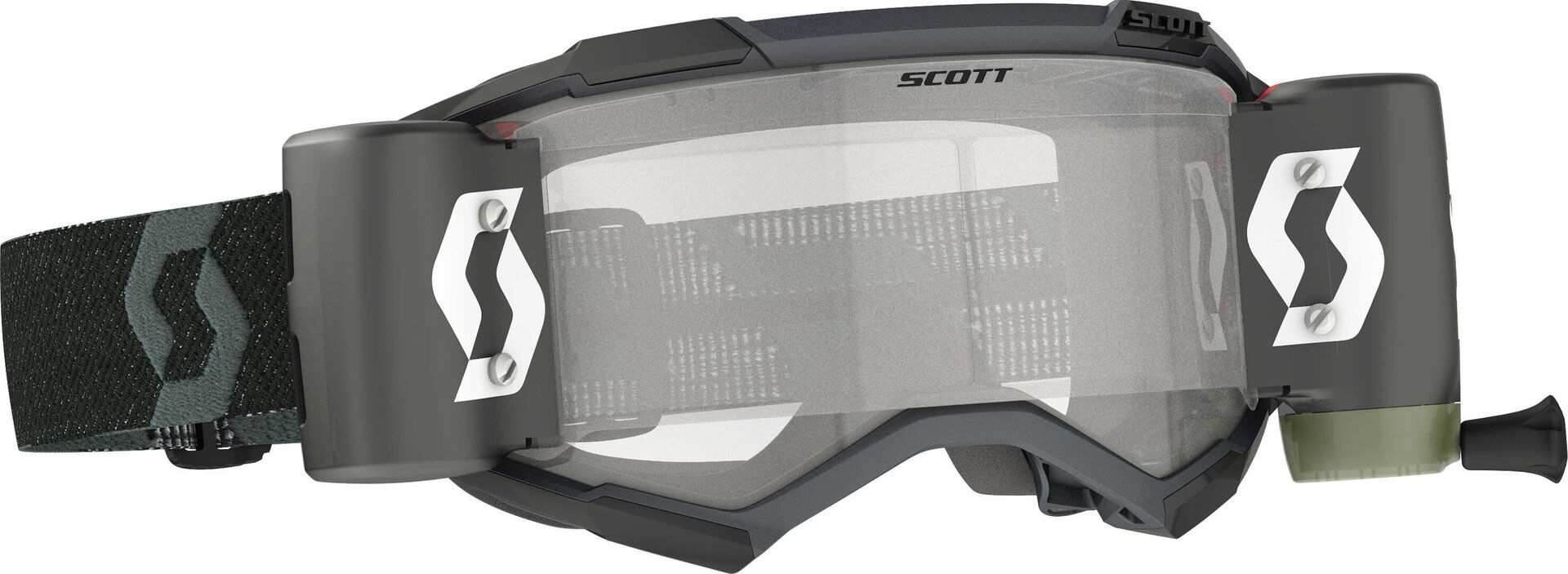 Scott Fury WFS gafas negras de Motocross - Negro (un tamaño)