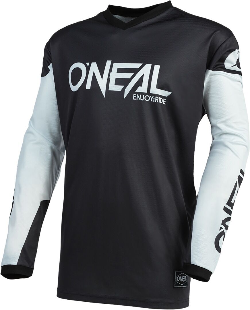 Oneal Element Threat Motocross Jersey - Negro Blanco (L)