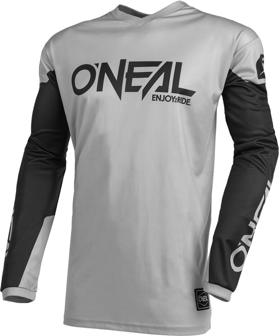 Oneal Element Threat Motocross Jersey - Negro Gris (2XL)