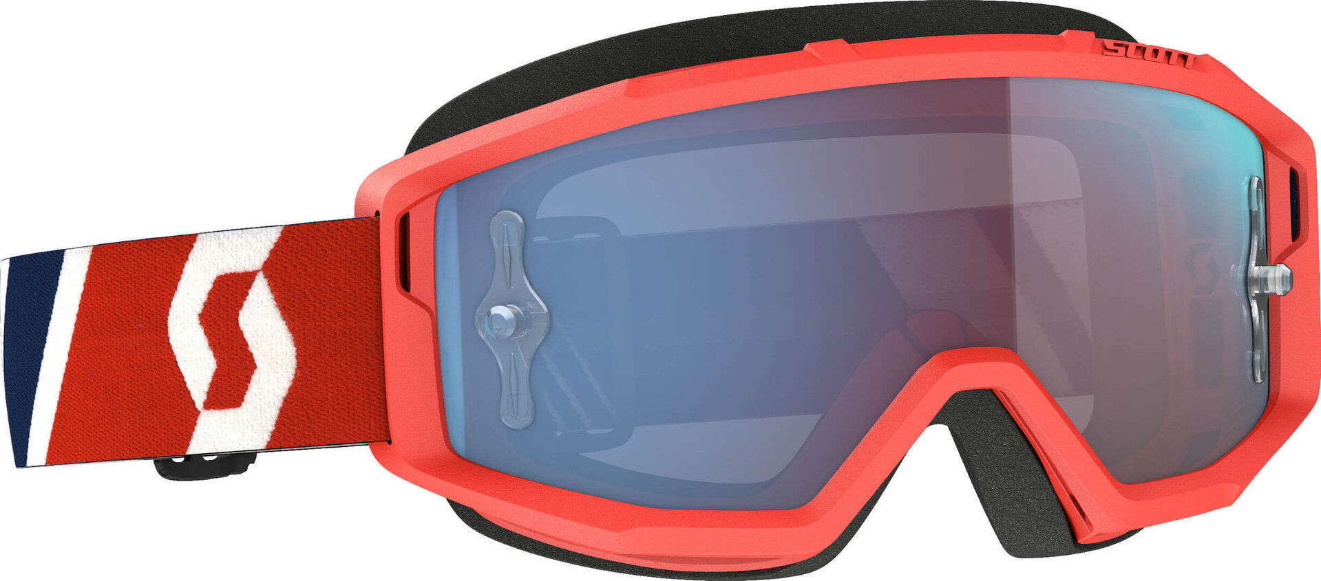 Scott Primal Gafas de Motocross rojo/azul - Azul Rojo (un tamaño)