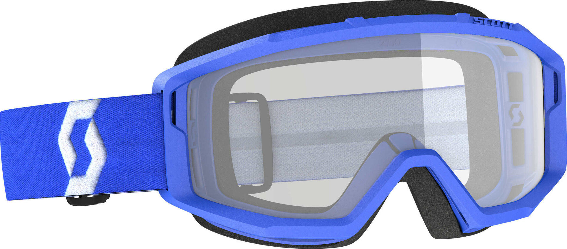 Scott Primal Clear gafas azules de Motocross - Azul (un tamaño)