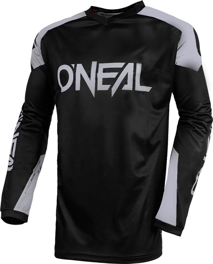 Oneal Matrix Ridewear Motocross Jersey - Negro Gris (S)