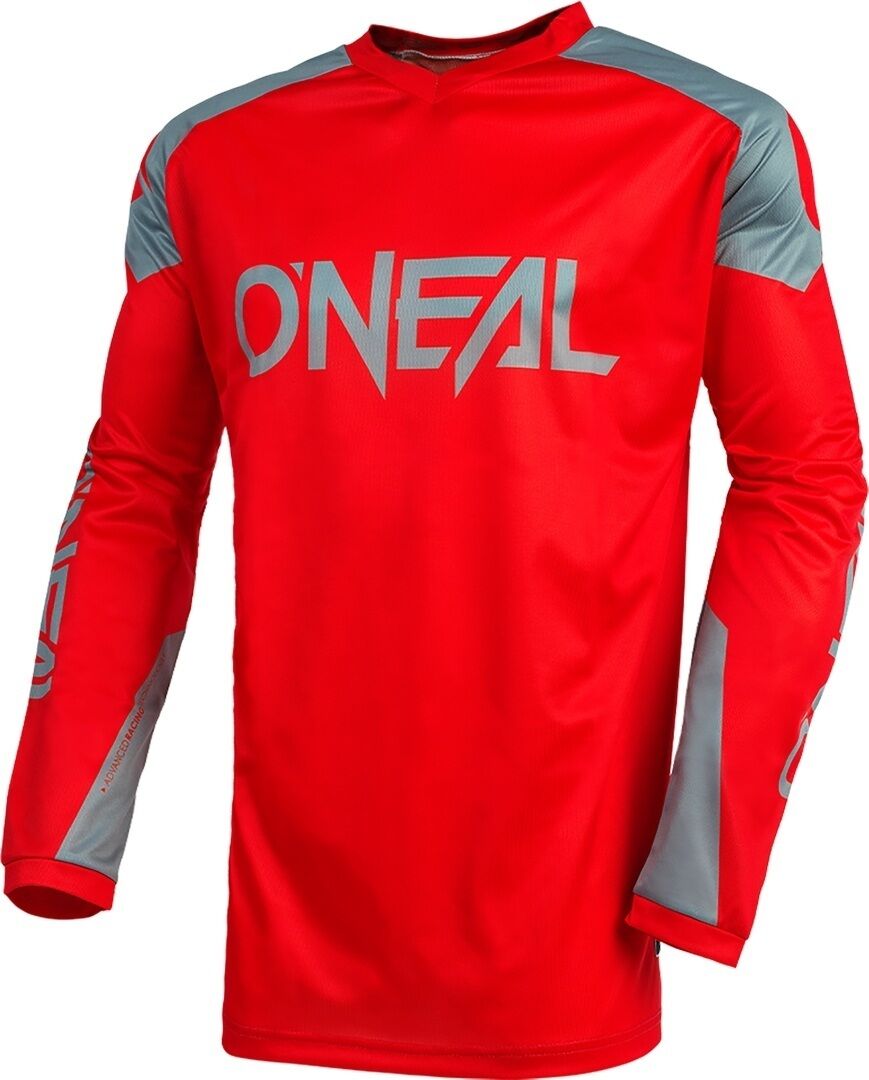 Oneal Matrix Ridewear Motocross Jersey - Gris Rojo