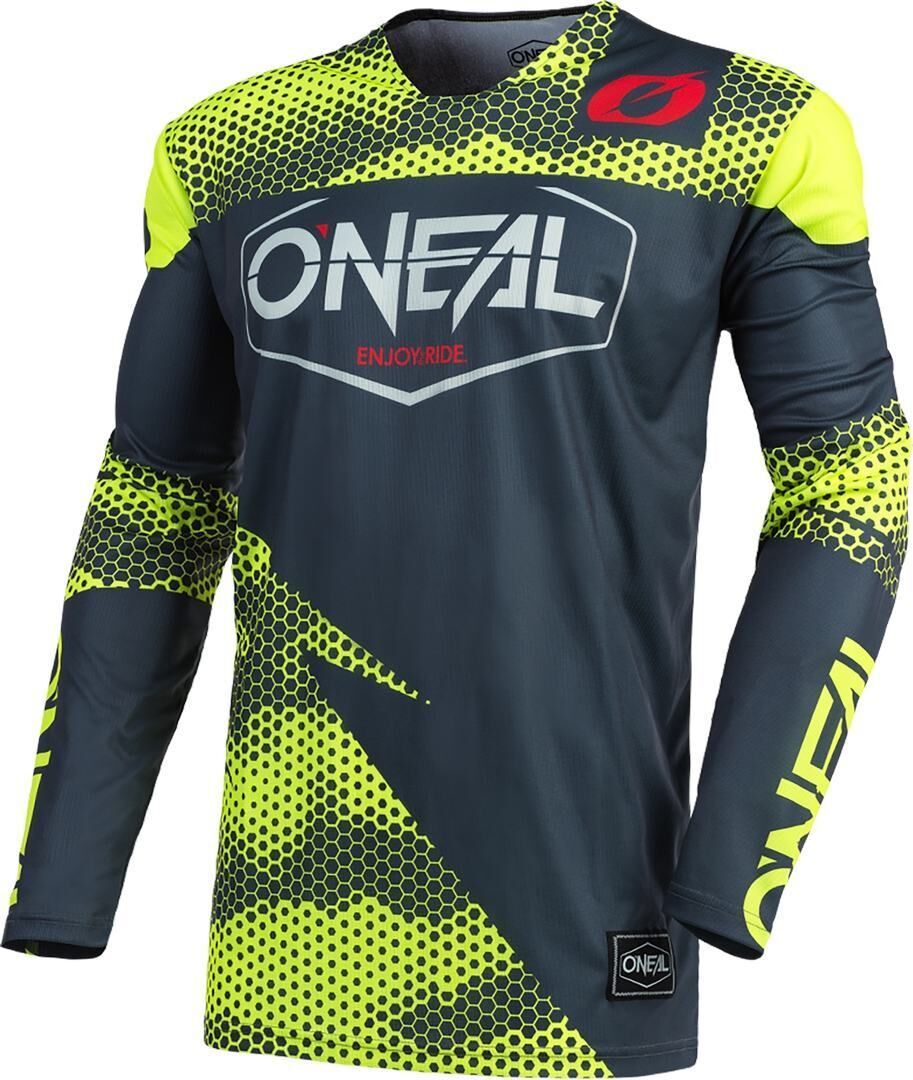 Oneal Mayhem Covert Motocross Jersey - Gris Amarillo (S)