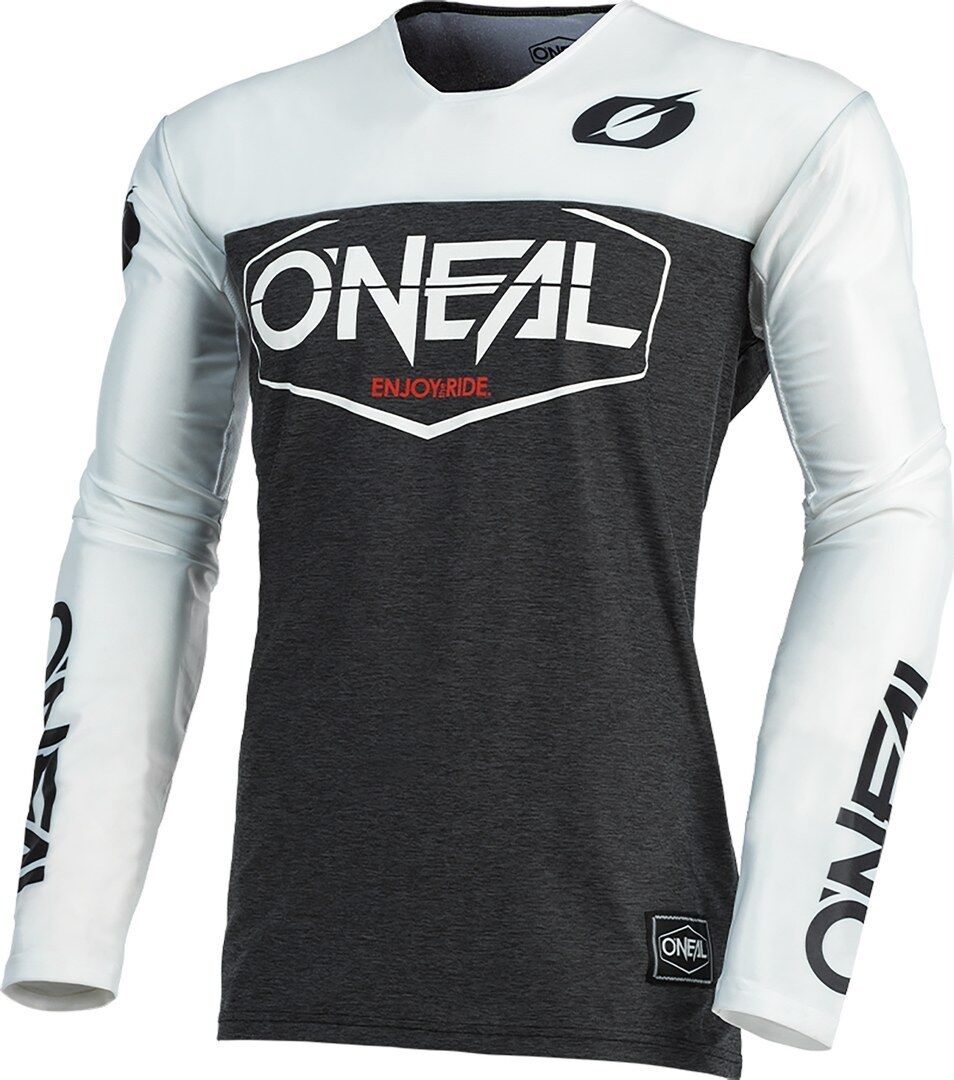 Oneal Mayhem Hexx Motocross Jersey - Negro Blanco (L)