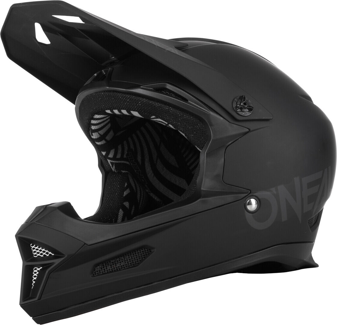 Oneal Fury Solid Casco cuesta abajo - Negro (XS)