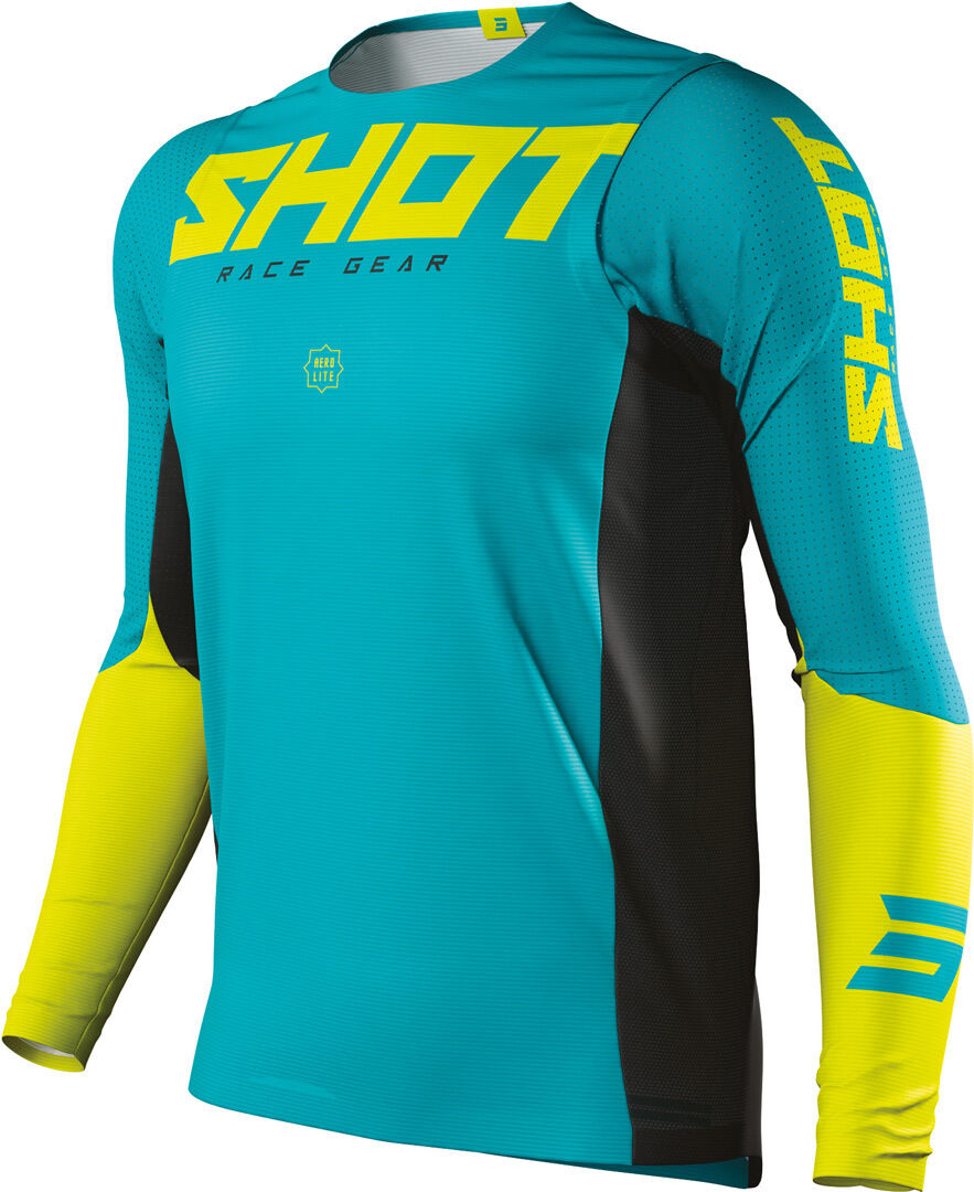 Shot Aerolite Airflow Motocross Jersey - Turquesa (XL)