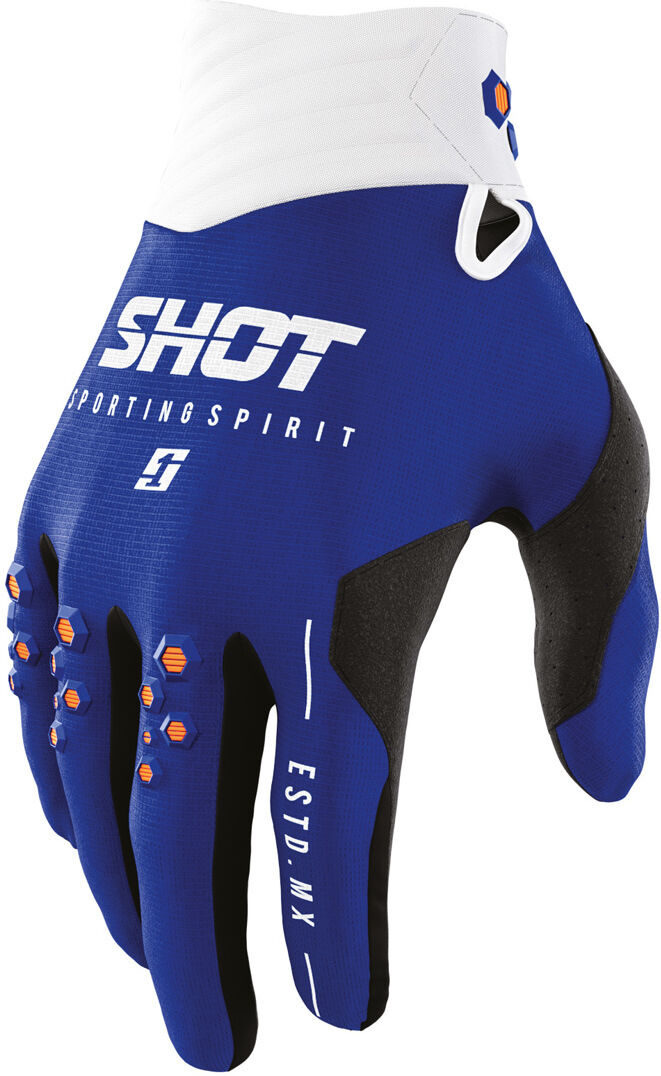 Shot Contact Spirit Guantes de Motocross - Azul (M L)