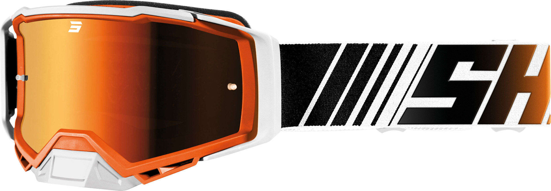 Shot Core Gafas de Motocross - Blanco Naranja