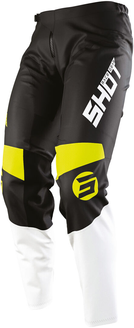 Shot Devo Storm Pantalones de Motocross para niños - Negro Amarillo (4/5)