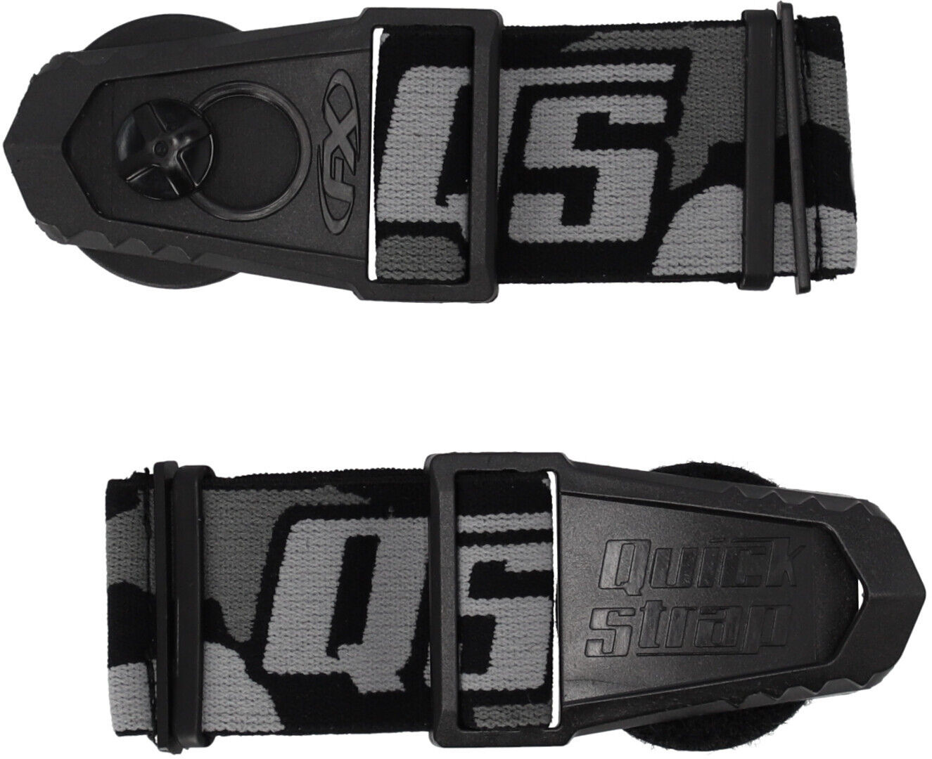 Acerbis Quick Strap Sistema de montaje de gafas - Negro Gris (un tamaño)