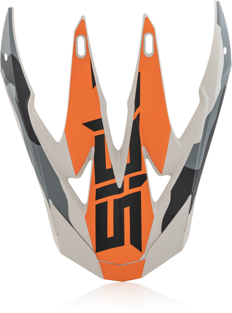 Acerbis X-Racer VTR Pico del Casco - Gris Naranja (un tamaño)