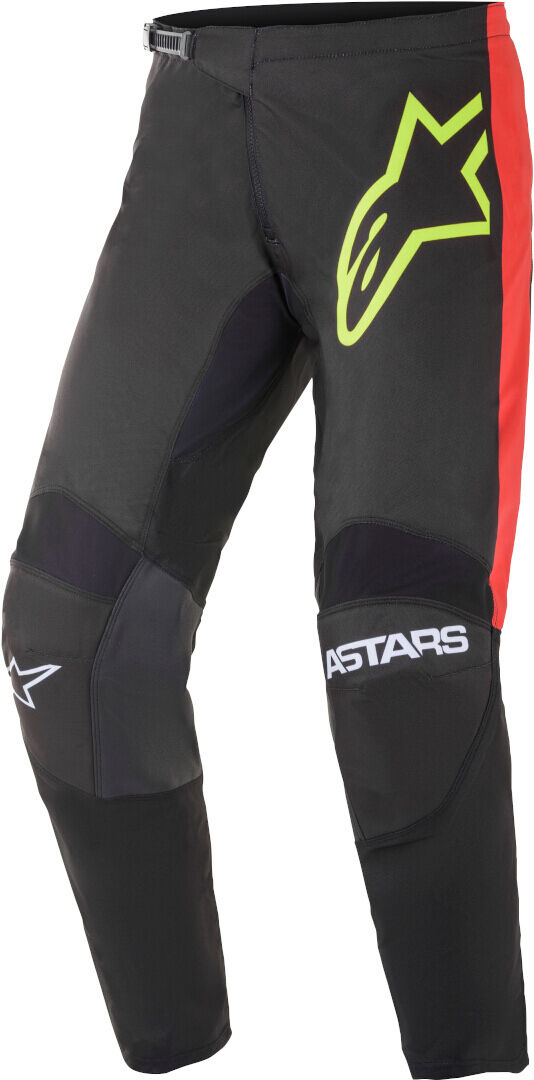 Alpinestars Fluid Tripple Pantalones de Motocross - Negro Rojo (28)