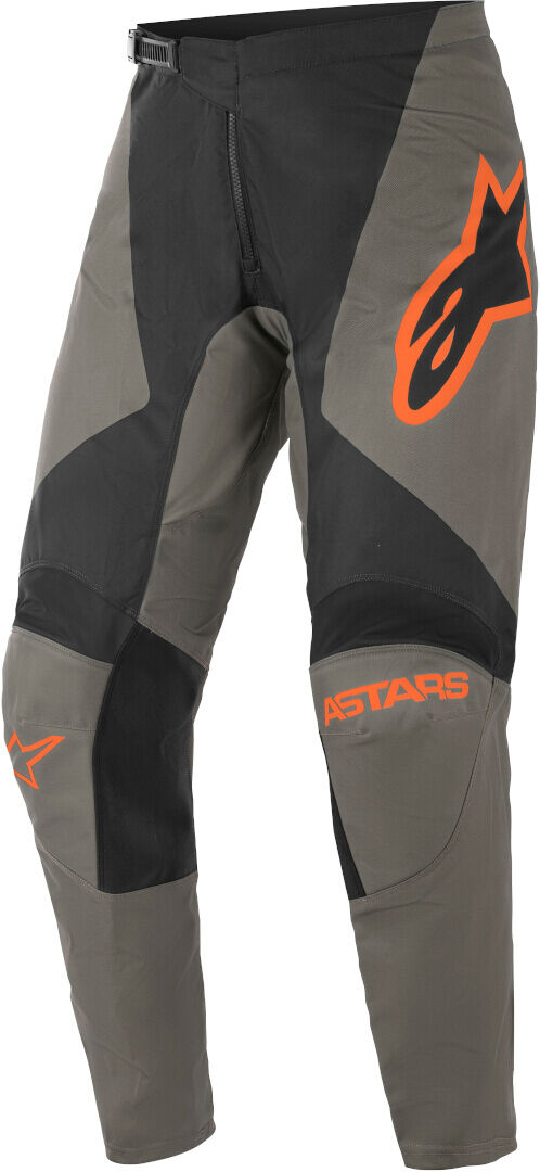 Alpinestars Fluid Speed Pantalones de Motocross - Gris Naranja (28)