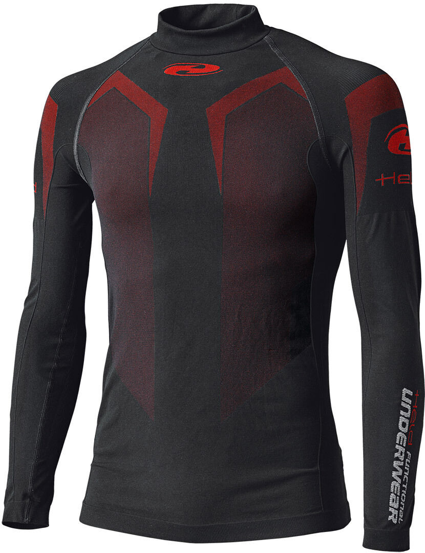 Held 3D Skin Warm Top Chaqueta funcional de las señoras - Negro Rojo (XL)