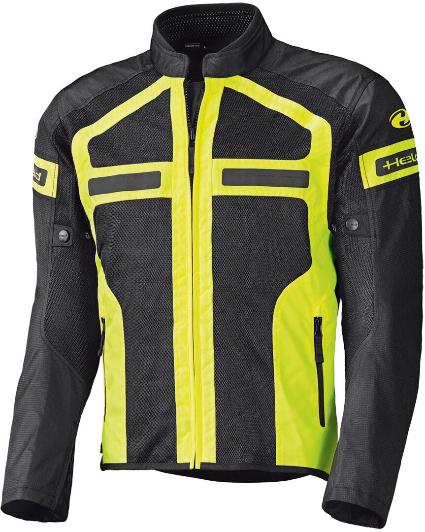 Held Tropic 3.0 Chaqueta textil de motocicleta - Negro Amarillo (4XL)