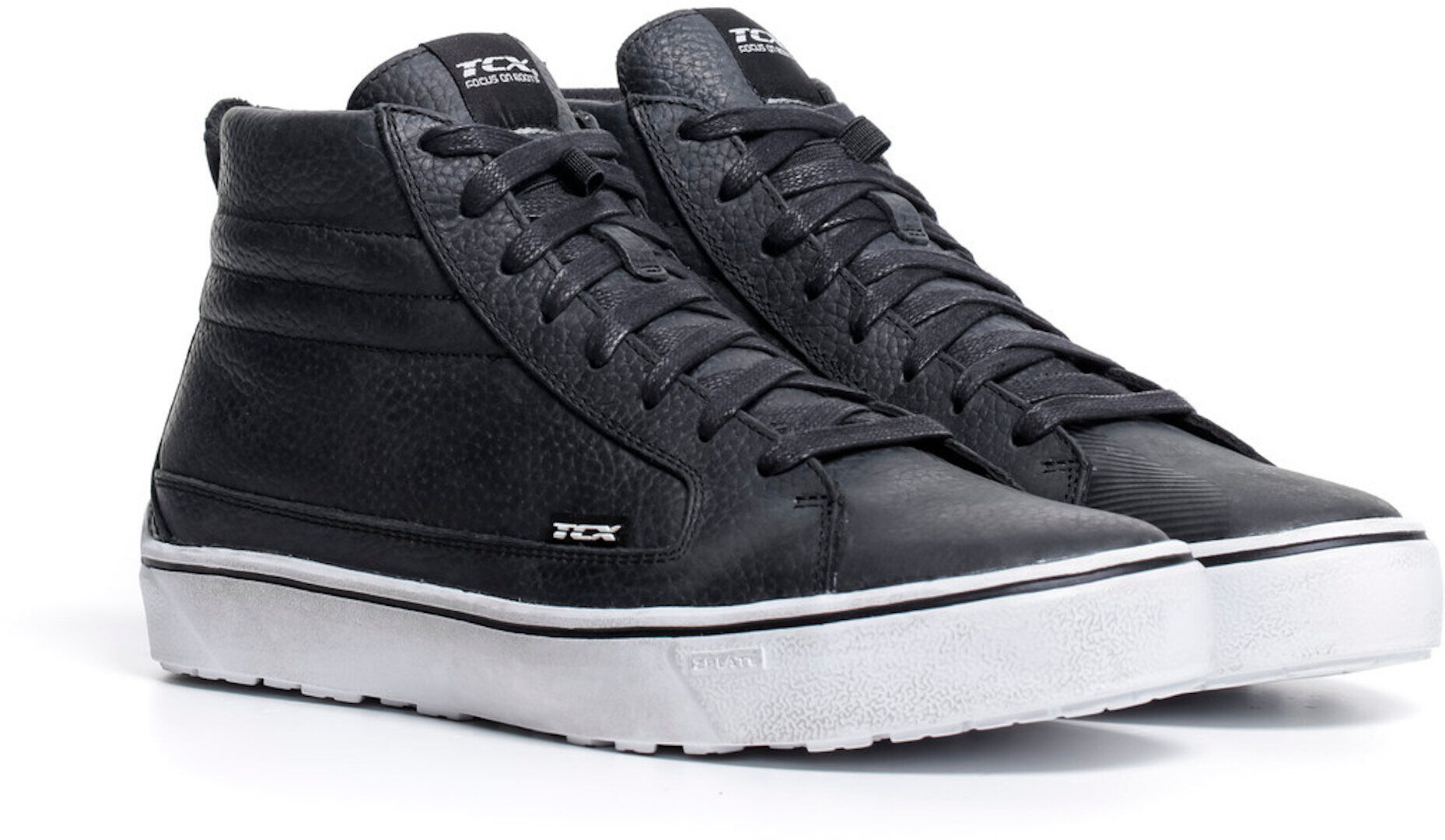 TCX Street 3 Zapatos de motocicleta impermeables - Negro Blanco (44)