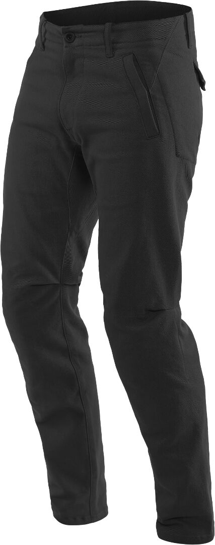 Dainese Chinos Pantalones textiles de motocicleta - Negro (31)