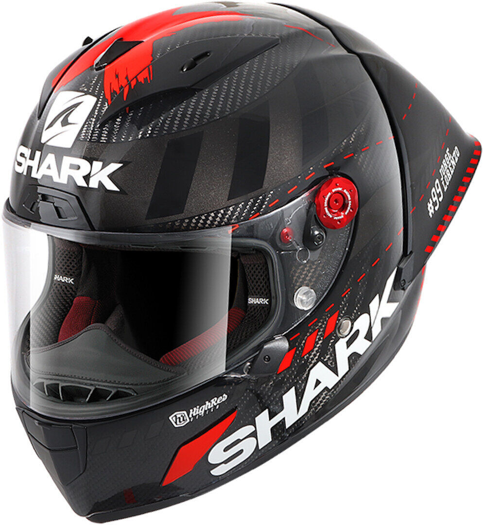 Shark Race-R Pro GP Replica Lorenzo Winter Test 99 Casco - Negro Rojo (XS)