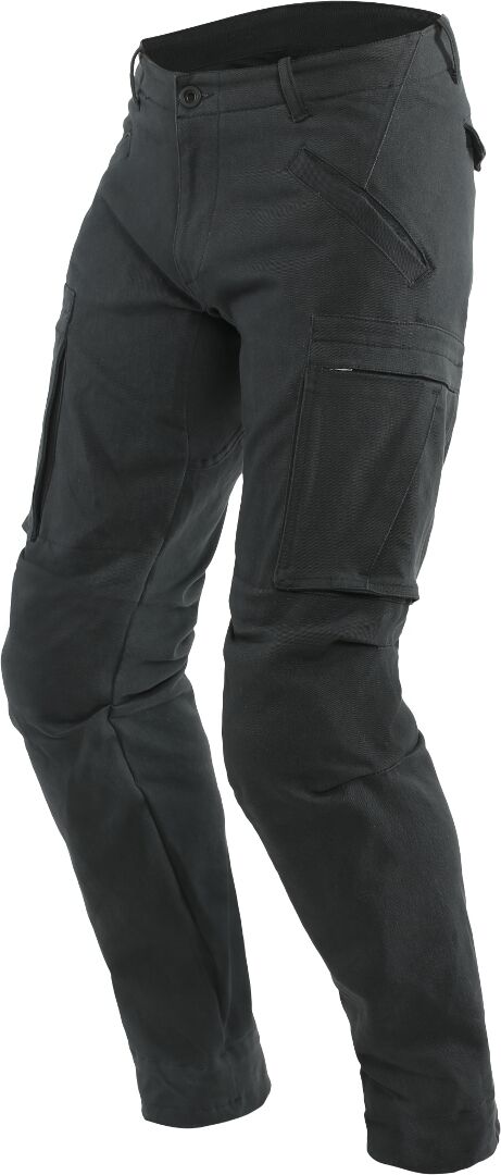 Dainese Combat Pantalones textiles de motocicleta - Negro (40)