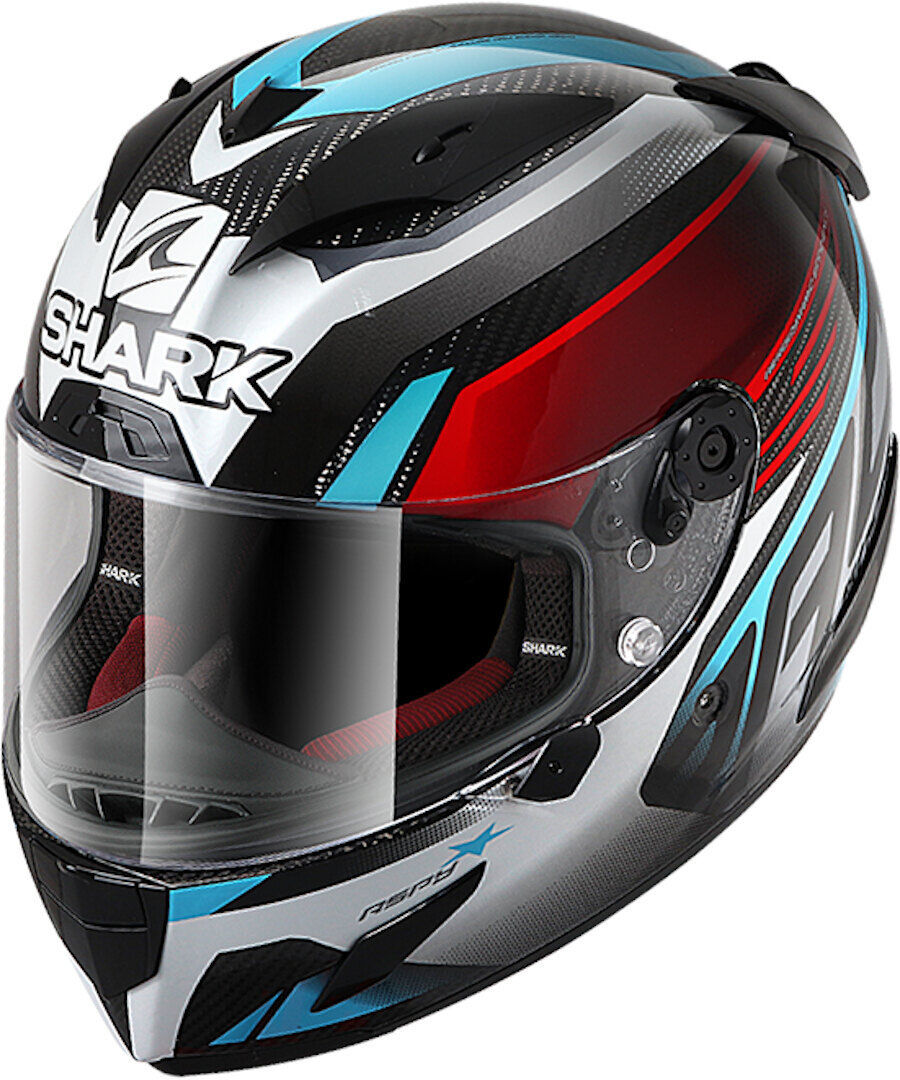 Shark Race-R Carbon Pro Aspy Casco - Carbono Azul (XS)