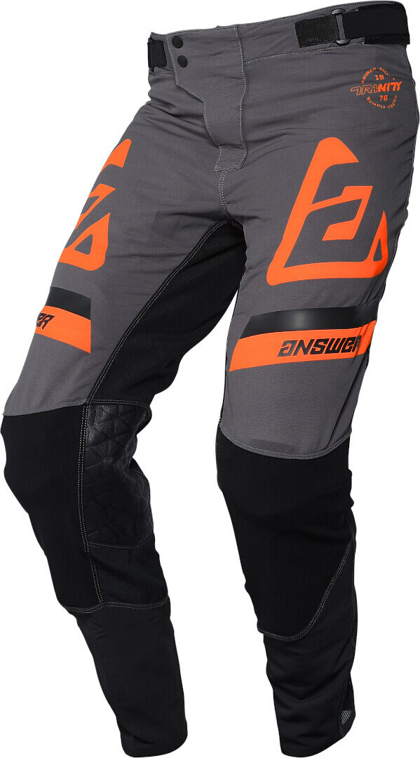 Answer Racing Answer Trinity Voyd Pantalones de Motocross - Negro Naranja (32)