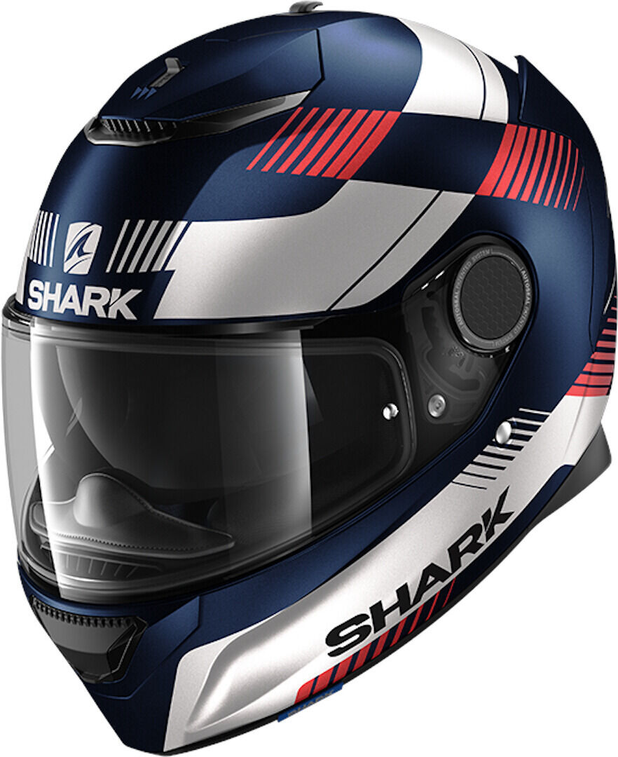 Shark Spartan Strad casco - Rojo Azul (XS)