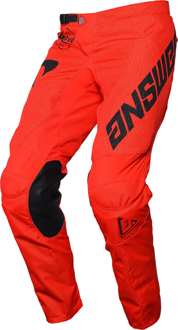 Answer Racing Answer Arkon Bold Pantalones de Motocross - Negro Rojo (30)