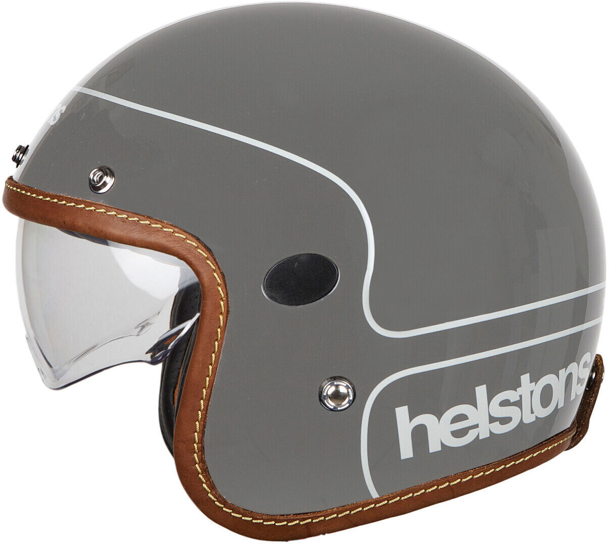 Helstons Corporate Carbon Casco Jet - Negro (XL)