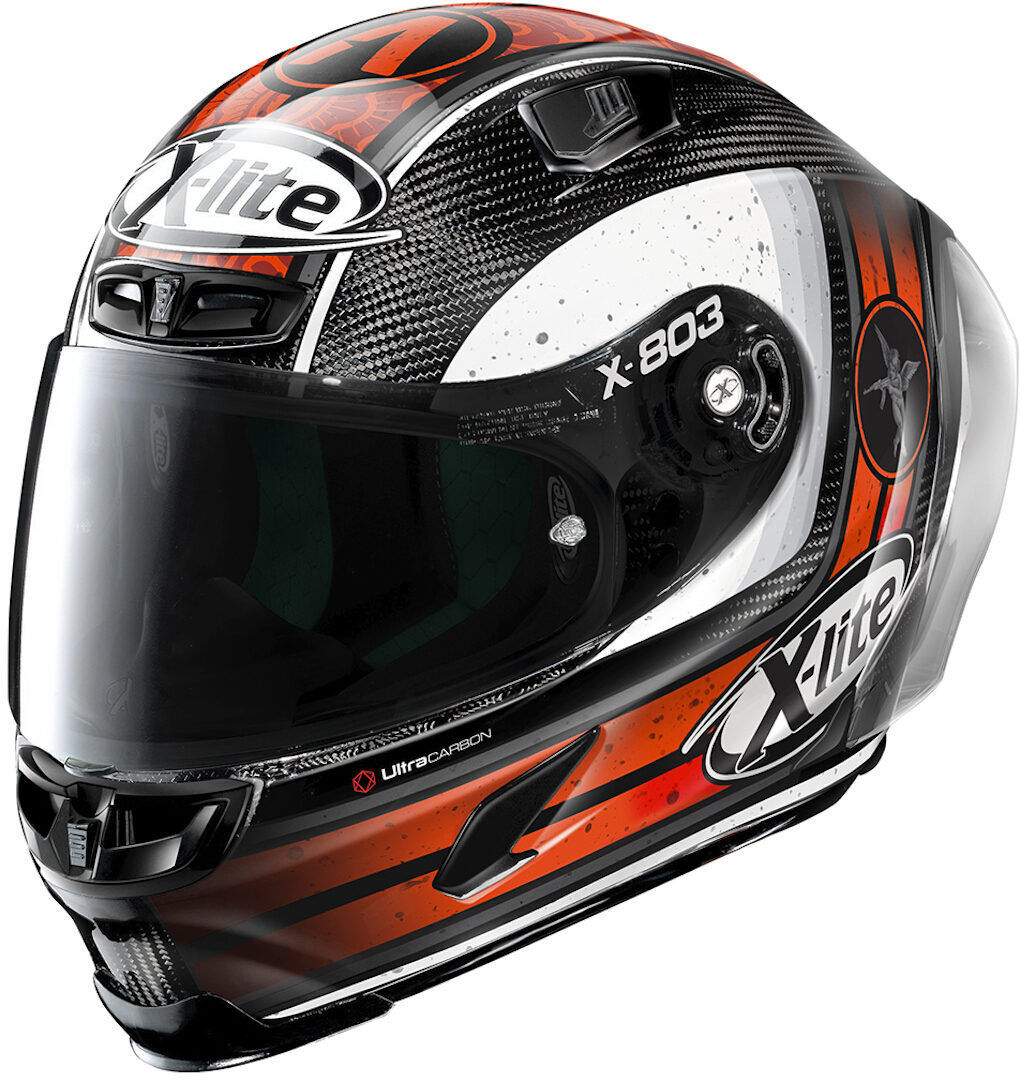 X-Lite X-803 RS Ultra Carbon Replica A.Canet Casco - Negro Rojo (XL)