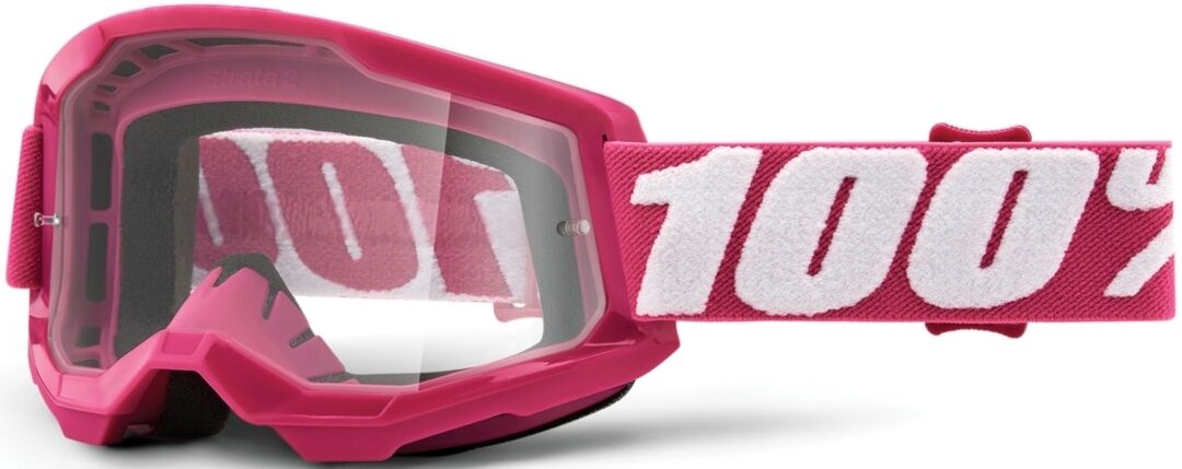100% Strata II Fletcher Gafas de Motocross - Rosa (un tamaño)