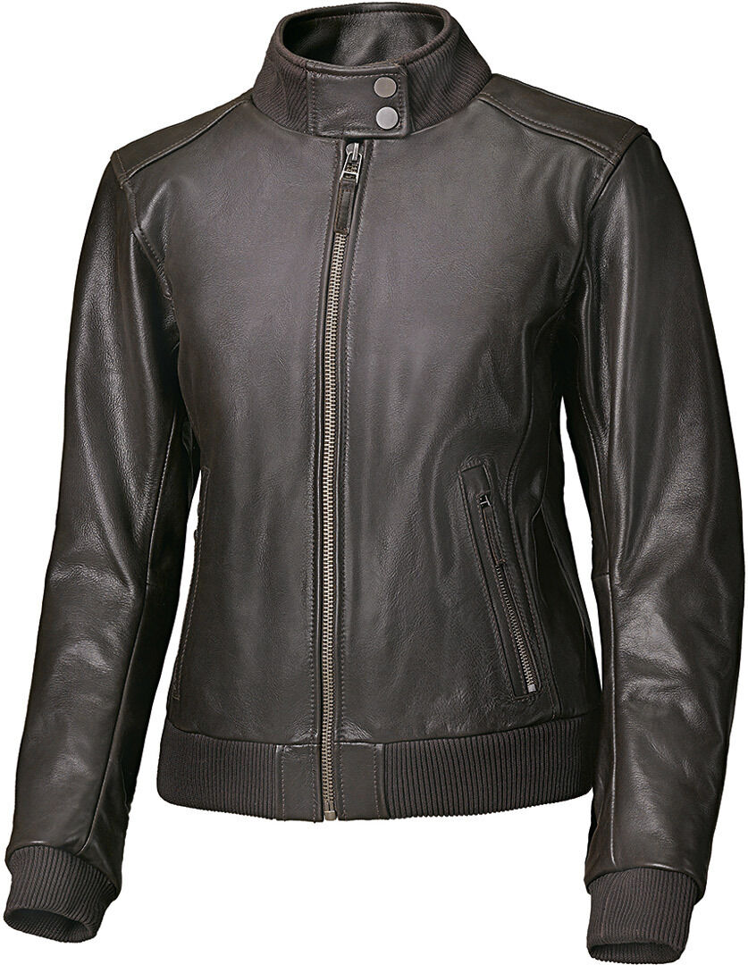 Held Barron Chaqueta de cuero de la motocicleta de las señoras - Marrón (42)