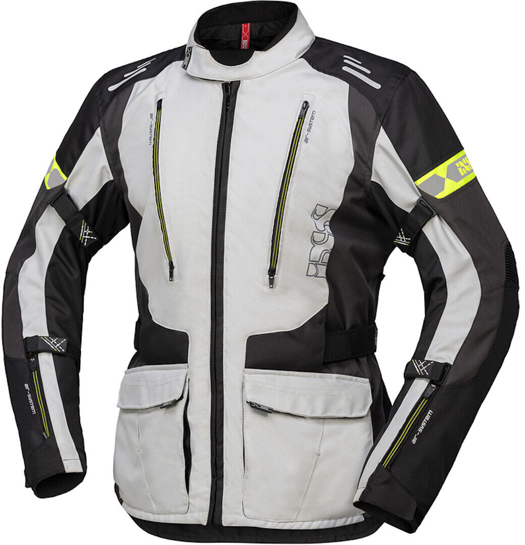 IXS Lorin-ST Chaqueta textil de motocicleta - Negro Gris (M)