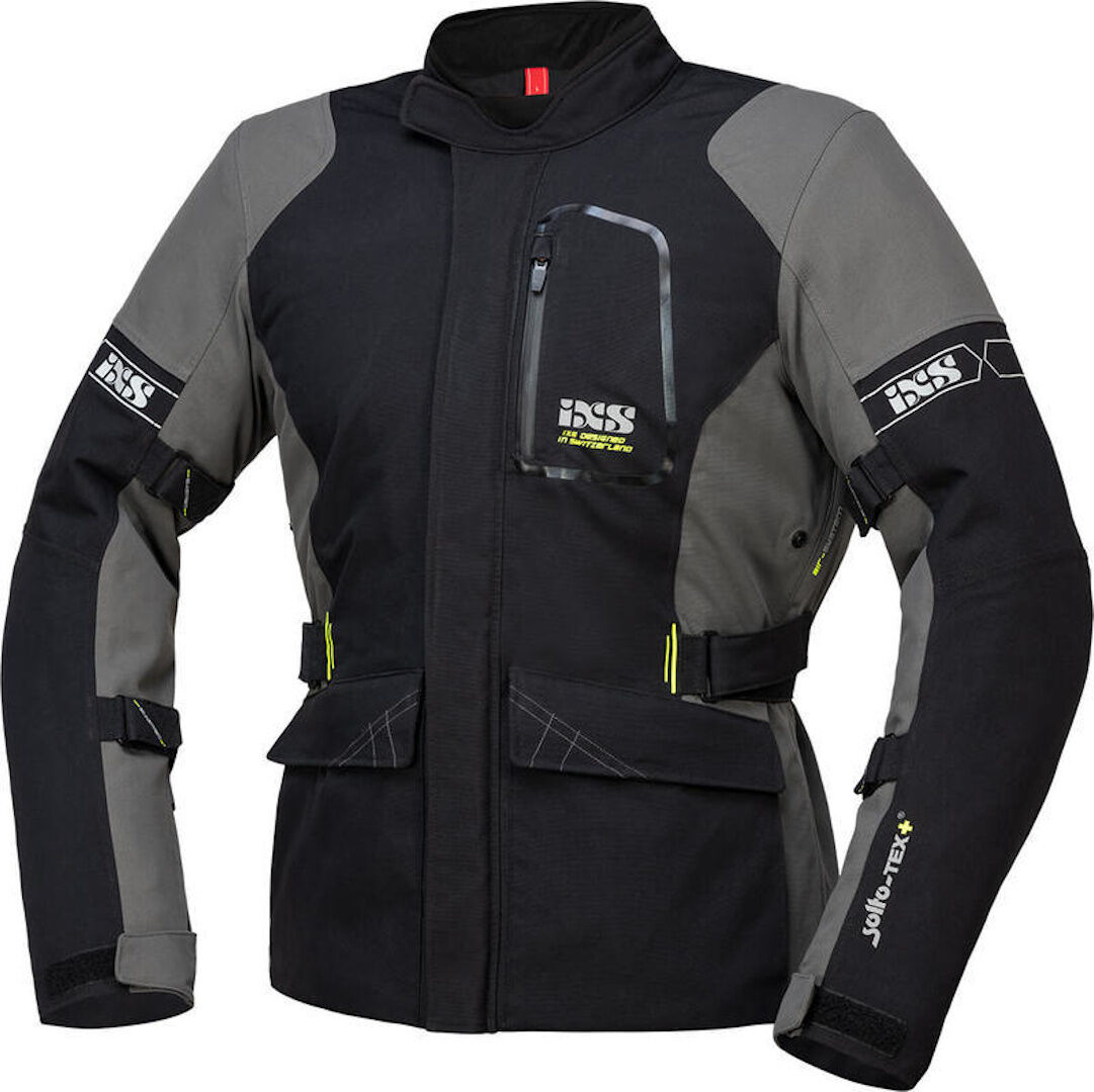 IXS Laminat ST-Plus Chaqueta textil de motocicleta - Negro Gris (4XL)