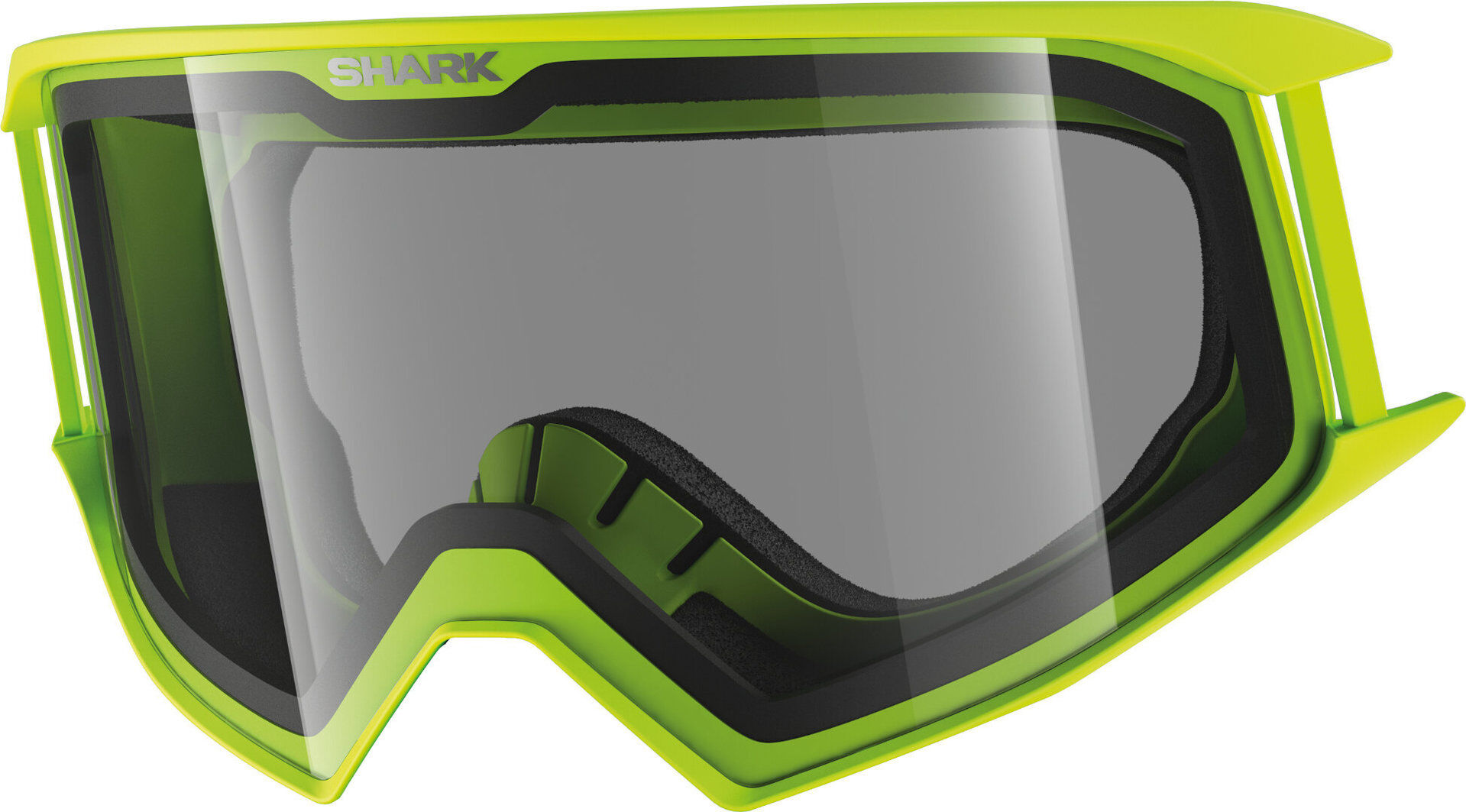 Shark Vancore 2 / Street Drak Marco de gafas con lente de repuesto - Amarillo (un tamaño)