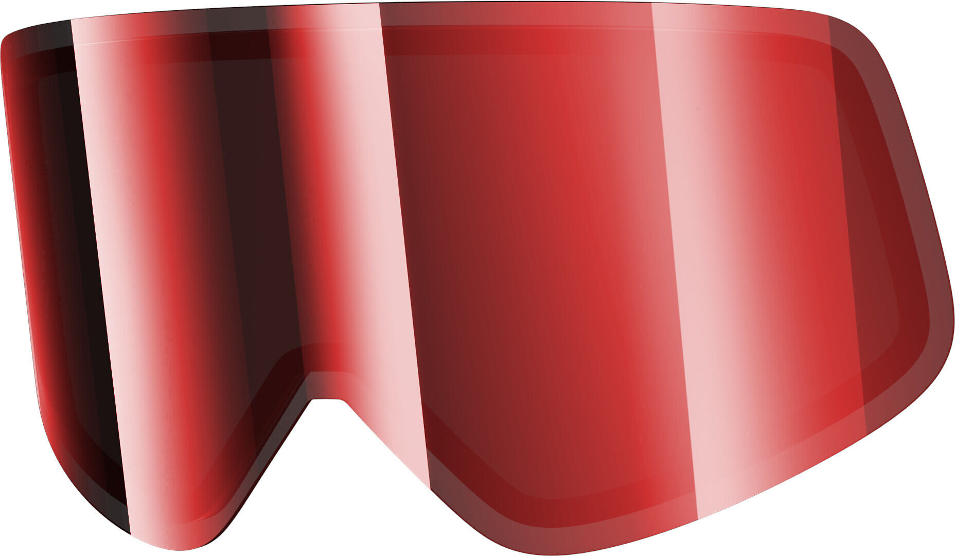 Shark Lente de reemplazo de gafas - Rojo (un tamaño)