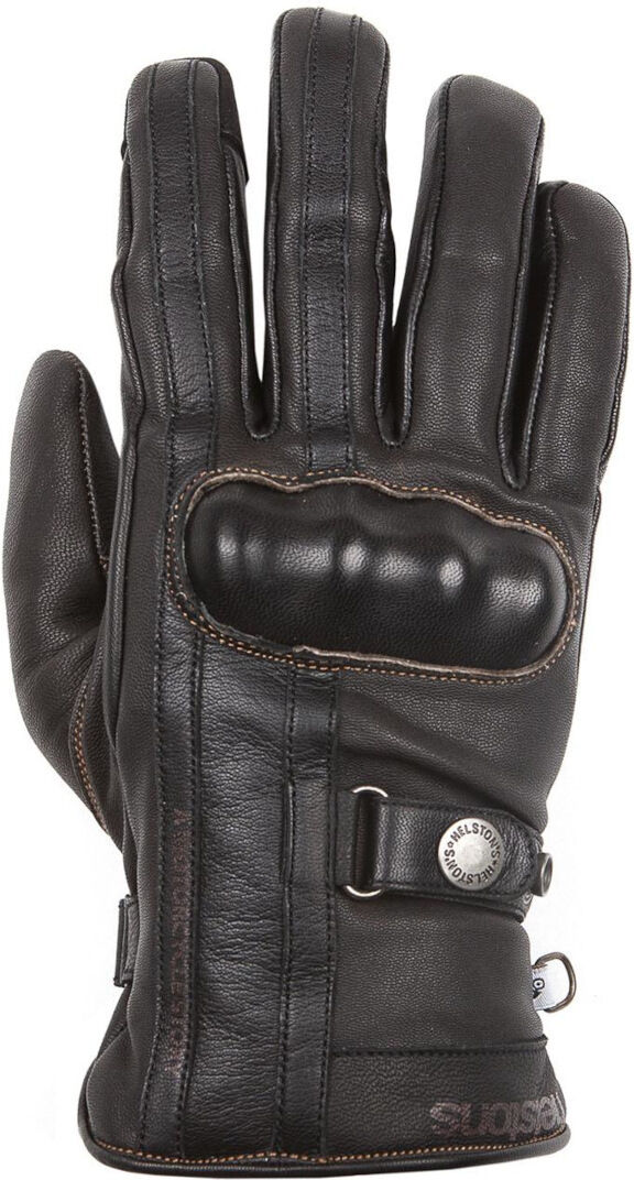 Helstons Burton Guantes de moto - Negro Marrón (4XL)