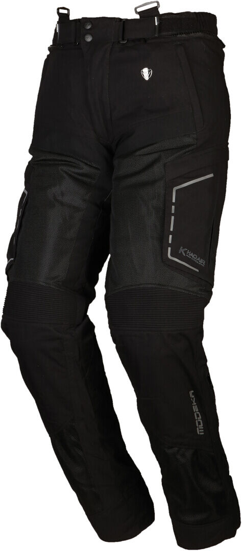 Modeka Khao Air Pantalones textiles de motocicleta - Negro (2XL)