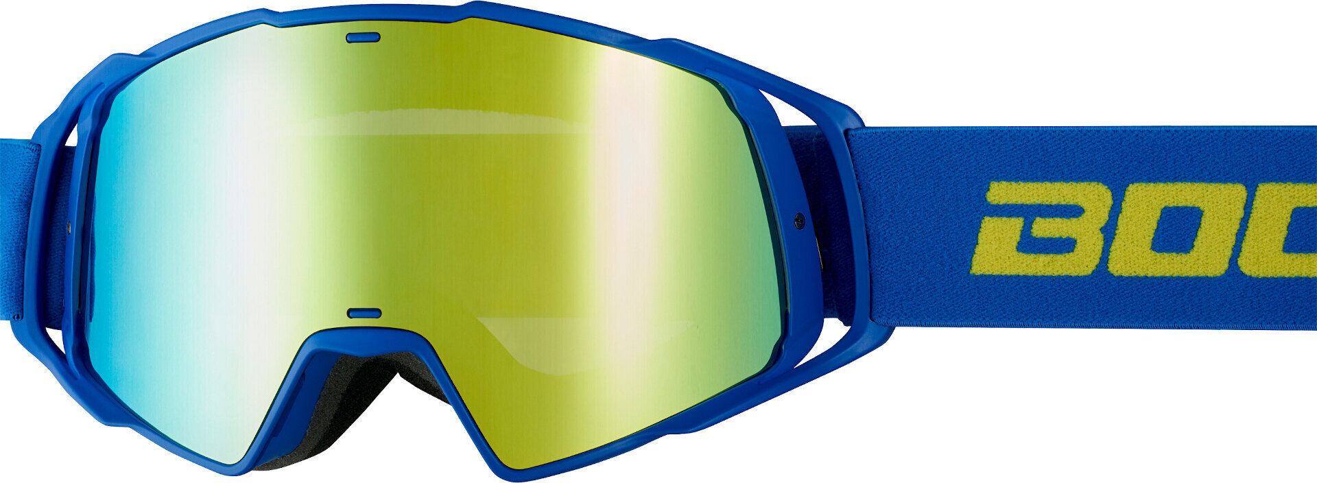 Bogotto B-Faster Gafas motocross - Azul Amarillo (un tamaño)