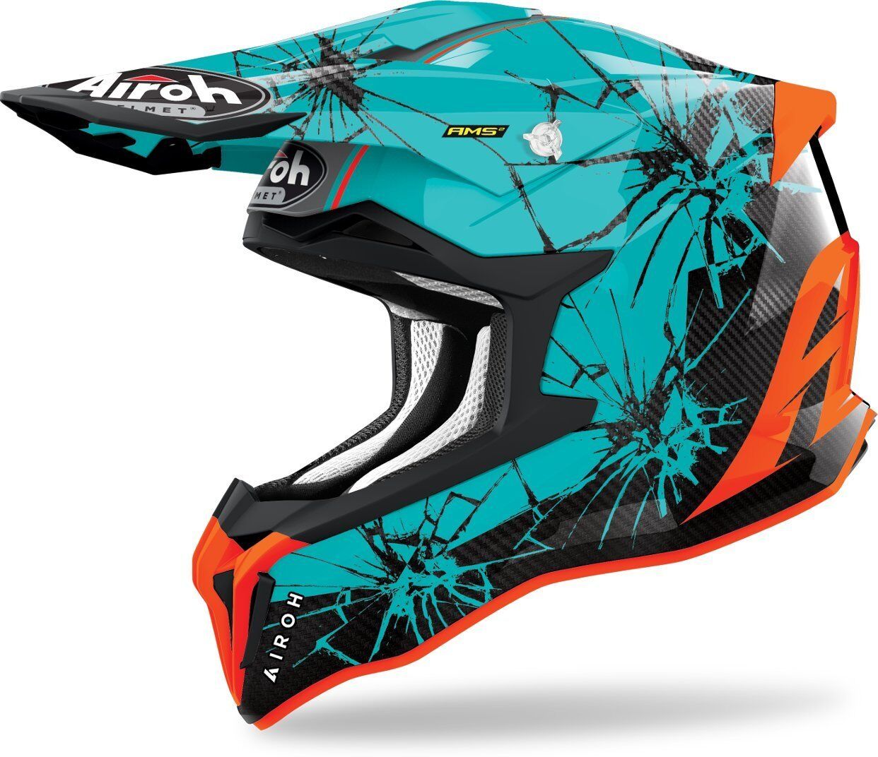 Airoh Strycker Crack Carbon Casco de Motocross