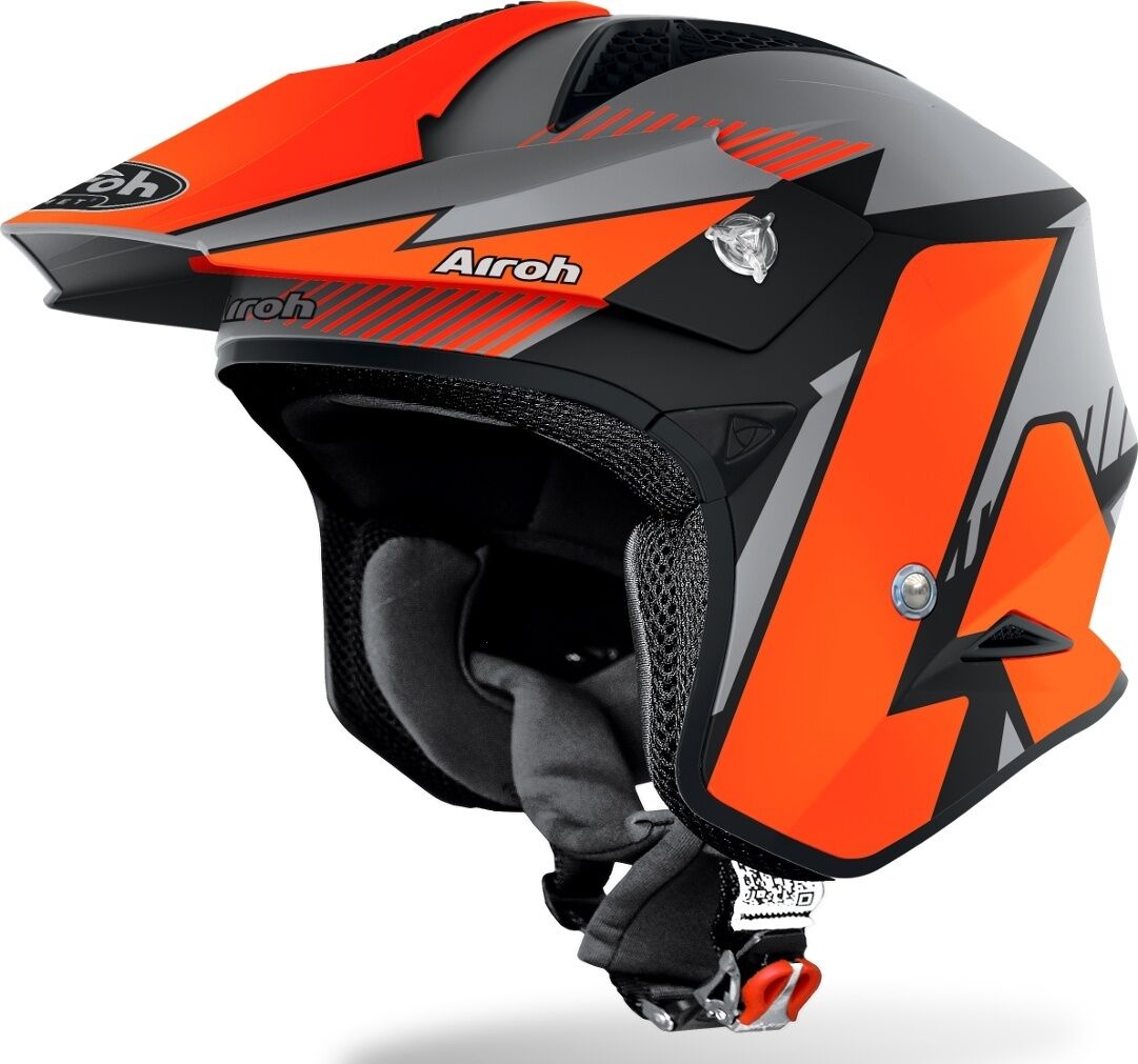 Airoh TRR S Pure Trial Jet Helmet - Naranja (XS)