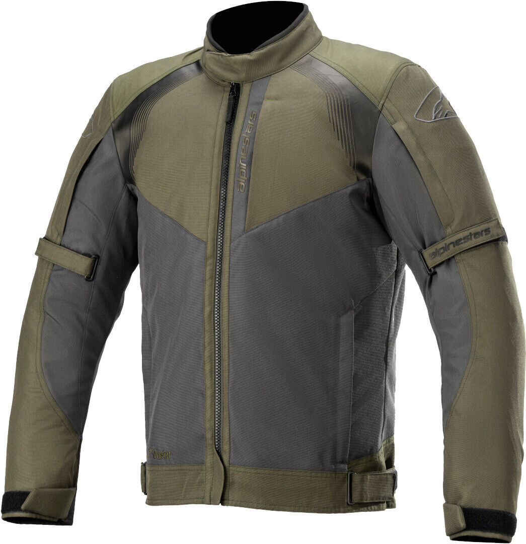 Alpinestars Headlands Drystar Chaqueta textil de motocicleta - Negro Verde (S)