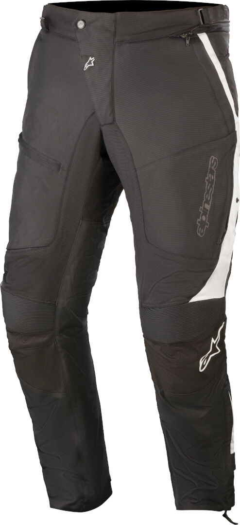 Alpinestars Raider V2 Drystar Pantalones textiles de motocicleta - Negro Blanco (XL)