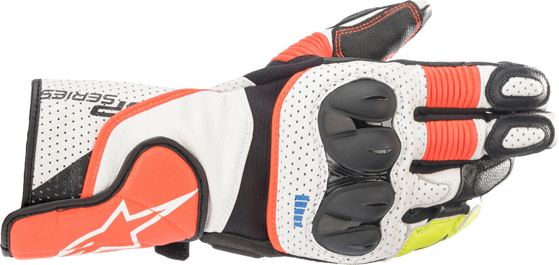 Alpinestars SP-2 V3 Guantes de moto - Negro Blanco Rojo (2XL)