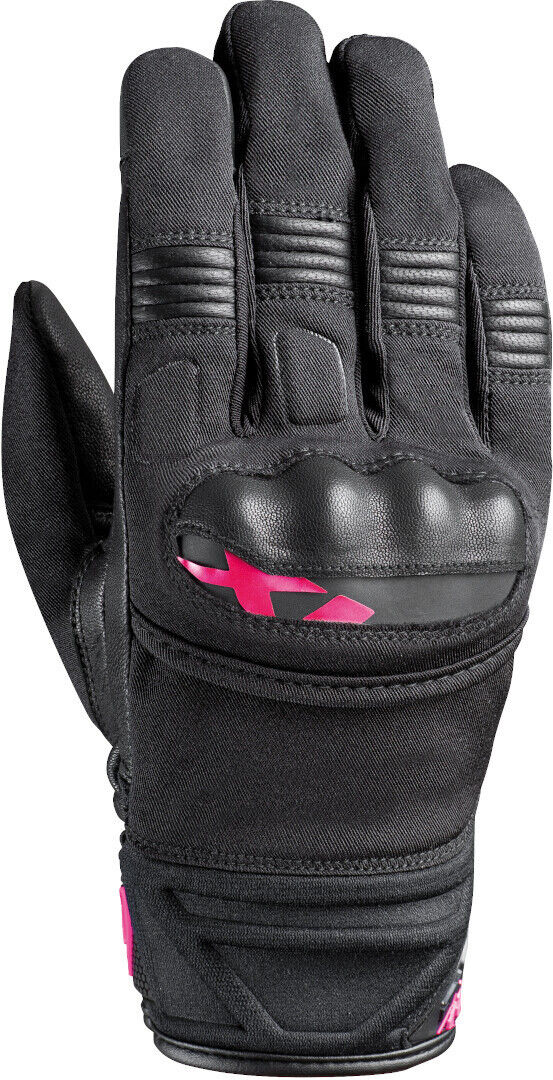 Ixon MS Picco Guantes de chaqueta de señora - Negro Rosa